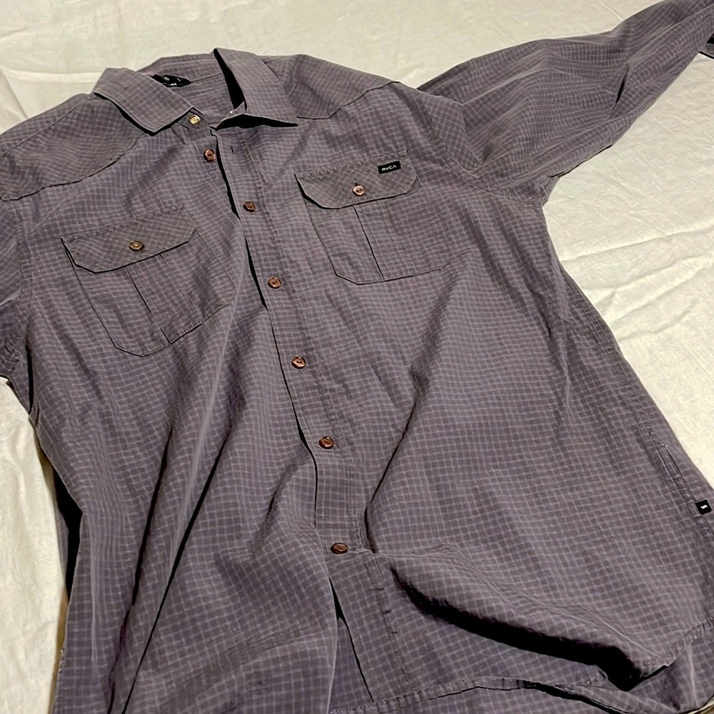 RVCA casual surf style dress shirt.